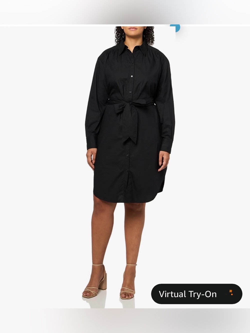 BOSS Women's Poplin Cotton Shirt Dress